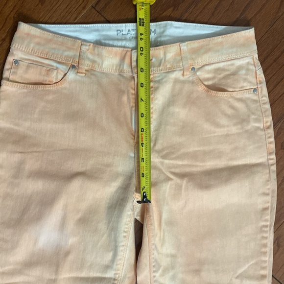 Chico platinum collection orange jeans. Size 1 or medium - Picture 12 of 13